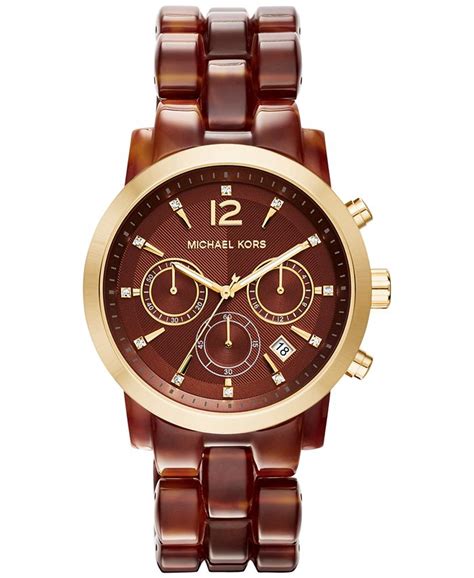 michael kors women's audrina chronograph|Macy's.